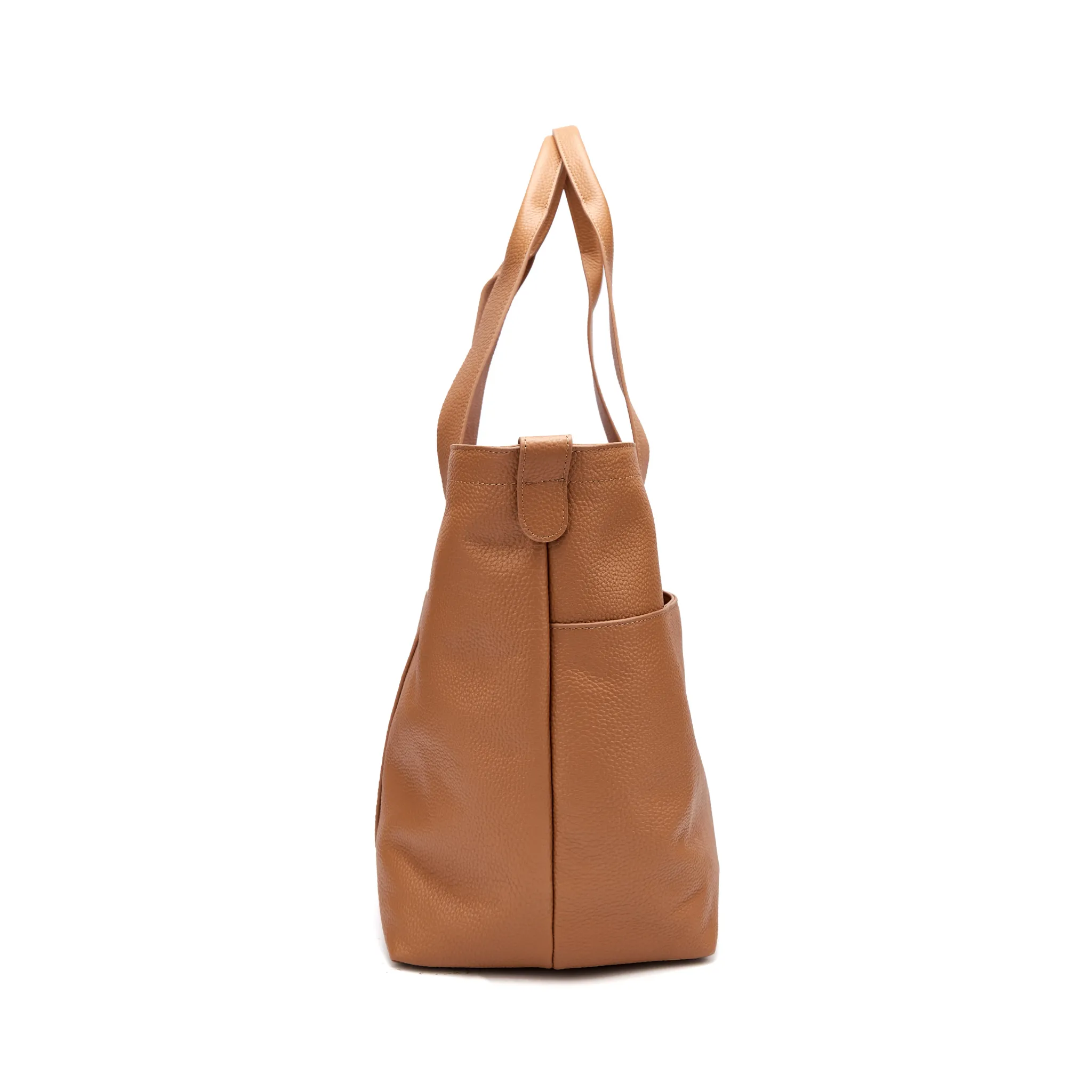 16" Slouchy Leather Laptop Tote | Large Capacity