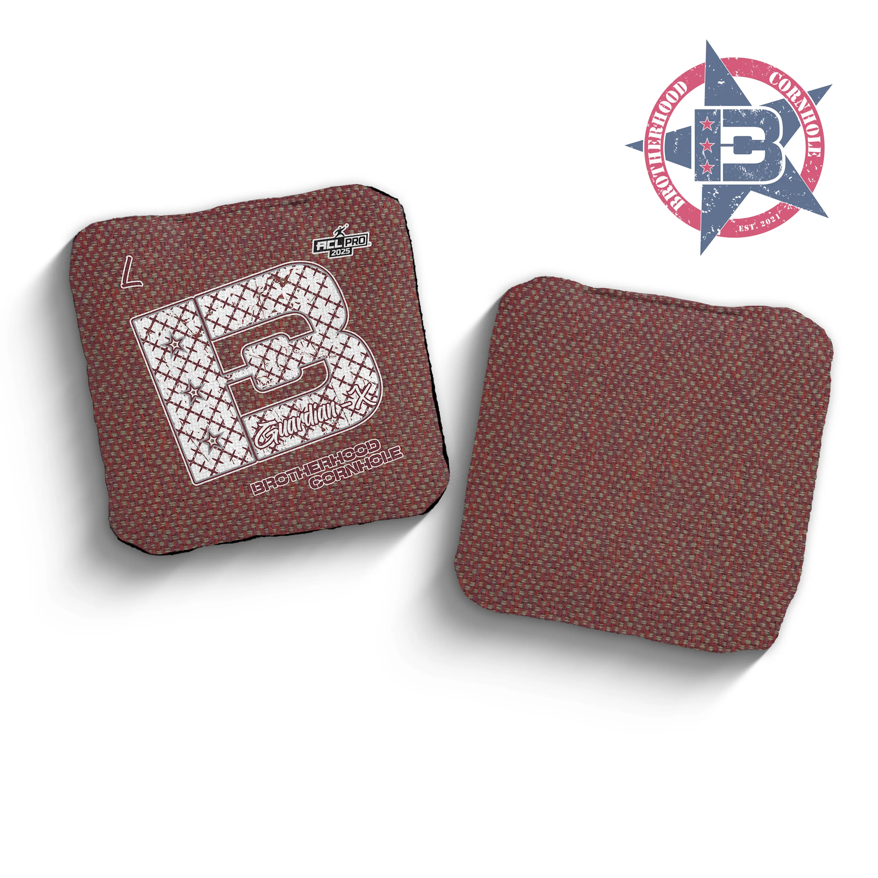 2025 Brotherhood Cornhole Guardian X Broadcast Edition ACL Pro Stamped Cornhole Bags