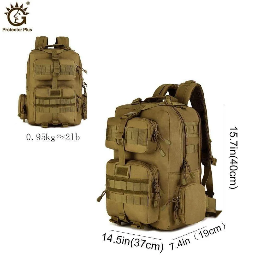 30L Tactical Military Backpack Multi-function Waterproof Nylon Travel Pack Knapsack