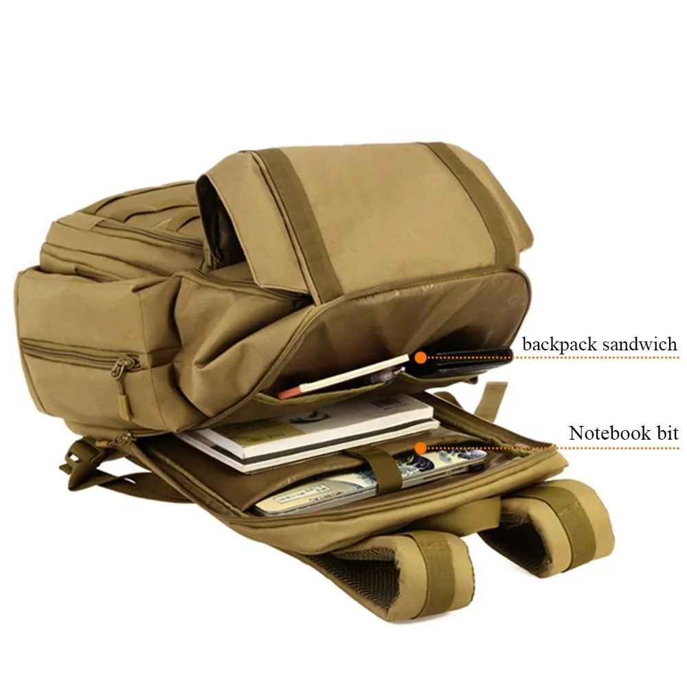 40L Army Military Tactical Molle Laptop Backpack