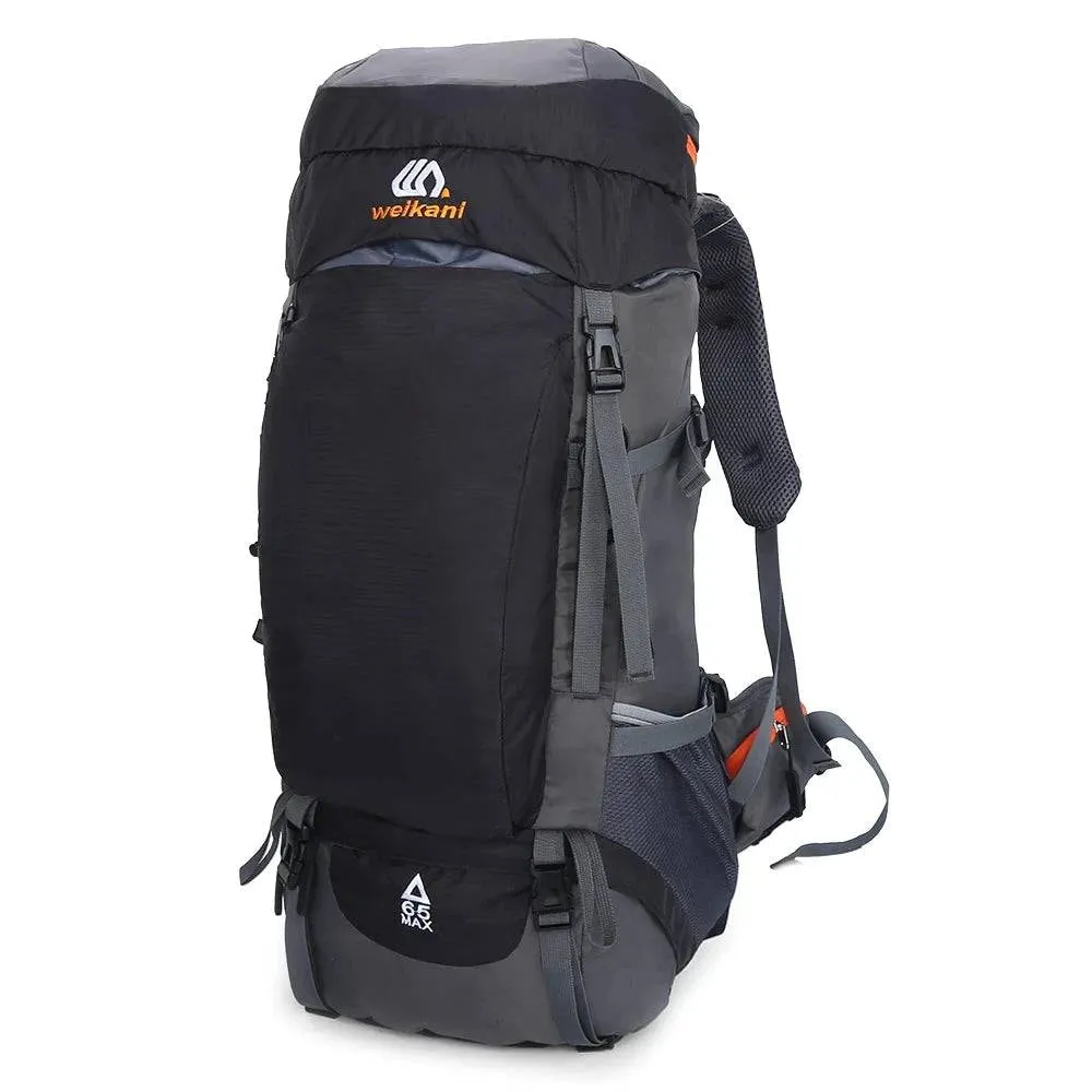 65L Hiking Backpack Waterproof Outdoor Sport Travel Daypack for Men Women Camping Trekking Touring