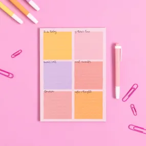 A5 Notepad - Pastel Daily Planner