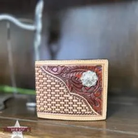 Acorn W/Berry Concho Wallet