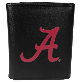 Alabama Crimson Tide Leather Tri-fold Wallet, Large Logo