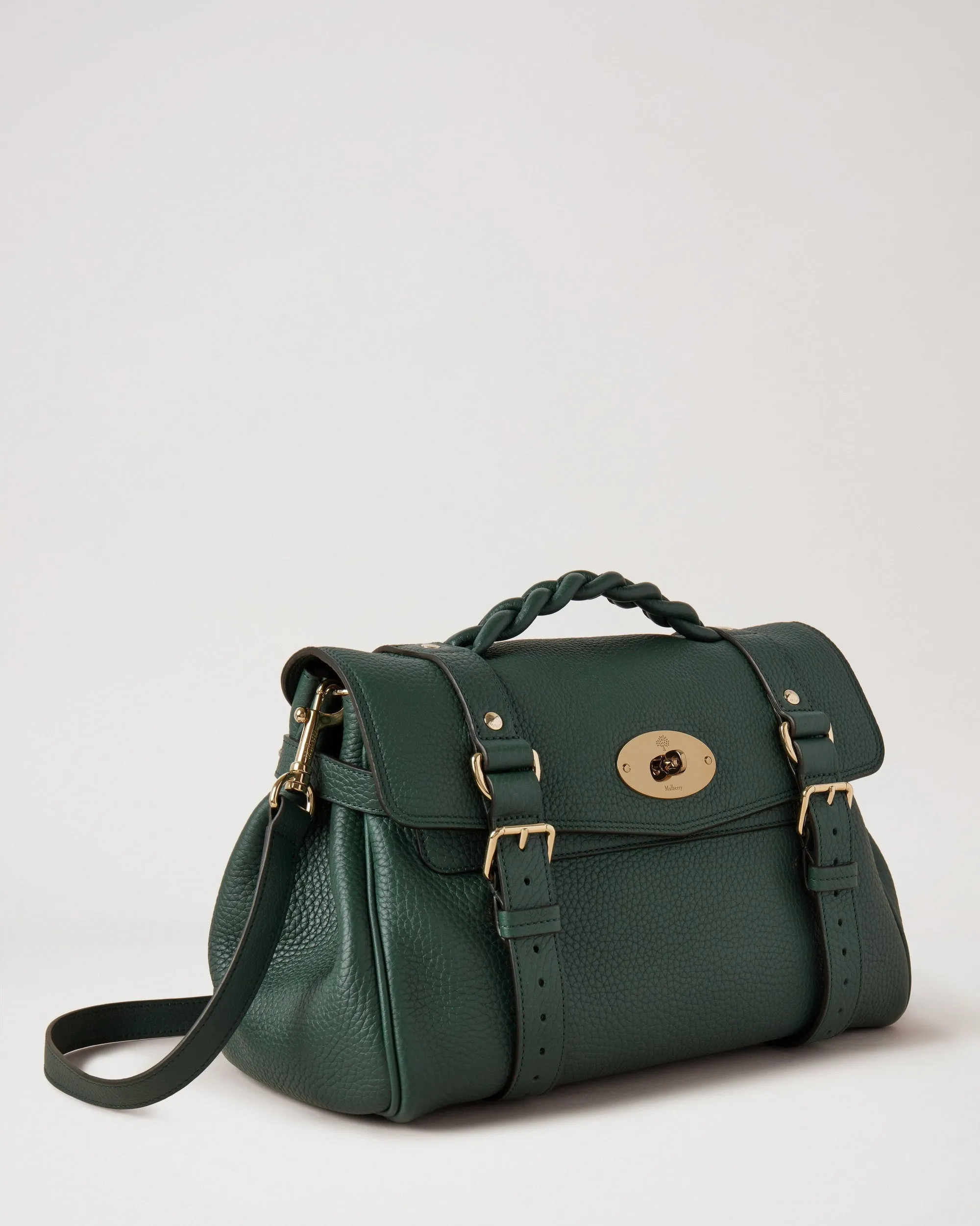 Alexa Mulberry Green Heavy Grain