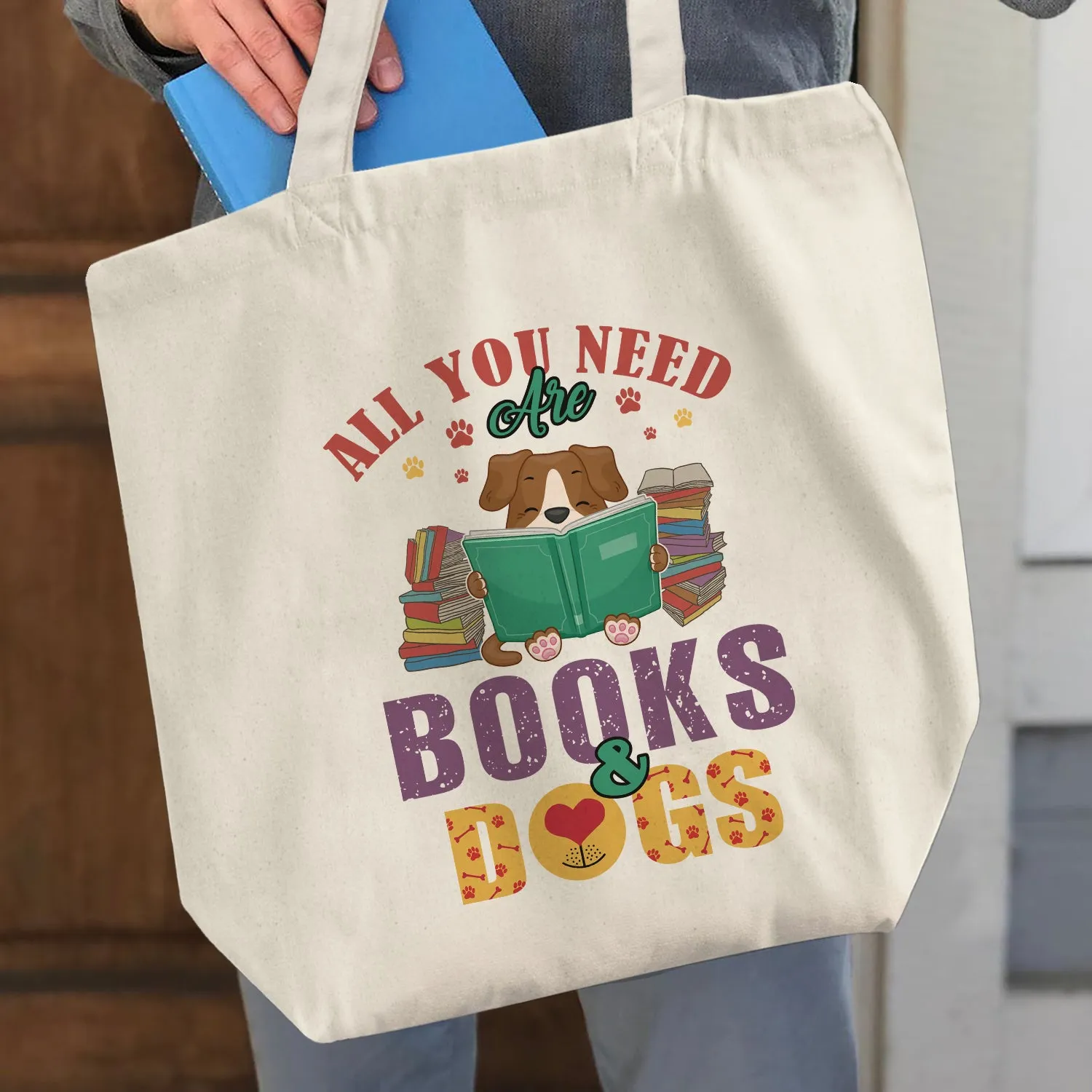 All You Need Are Books And Dogs Book Lovers Gift TBW45