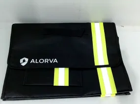 Alorva Fireproof & Water-Resistant Document Bag – 15.5 X 11 X 3-Inch Pouch For Legal Documents & Valuables - Double-Layered Zippered Protection – Firefighter Designed (Black) Color black Size 15.5x11x3 In