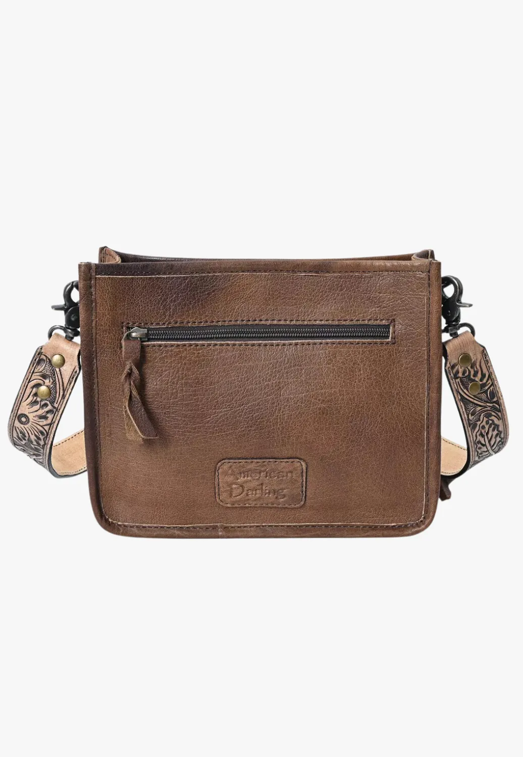 American Darling Tooled Leather Shoulder Bag