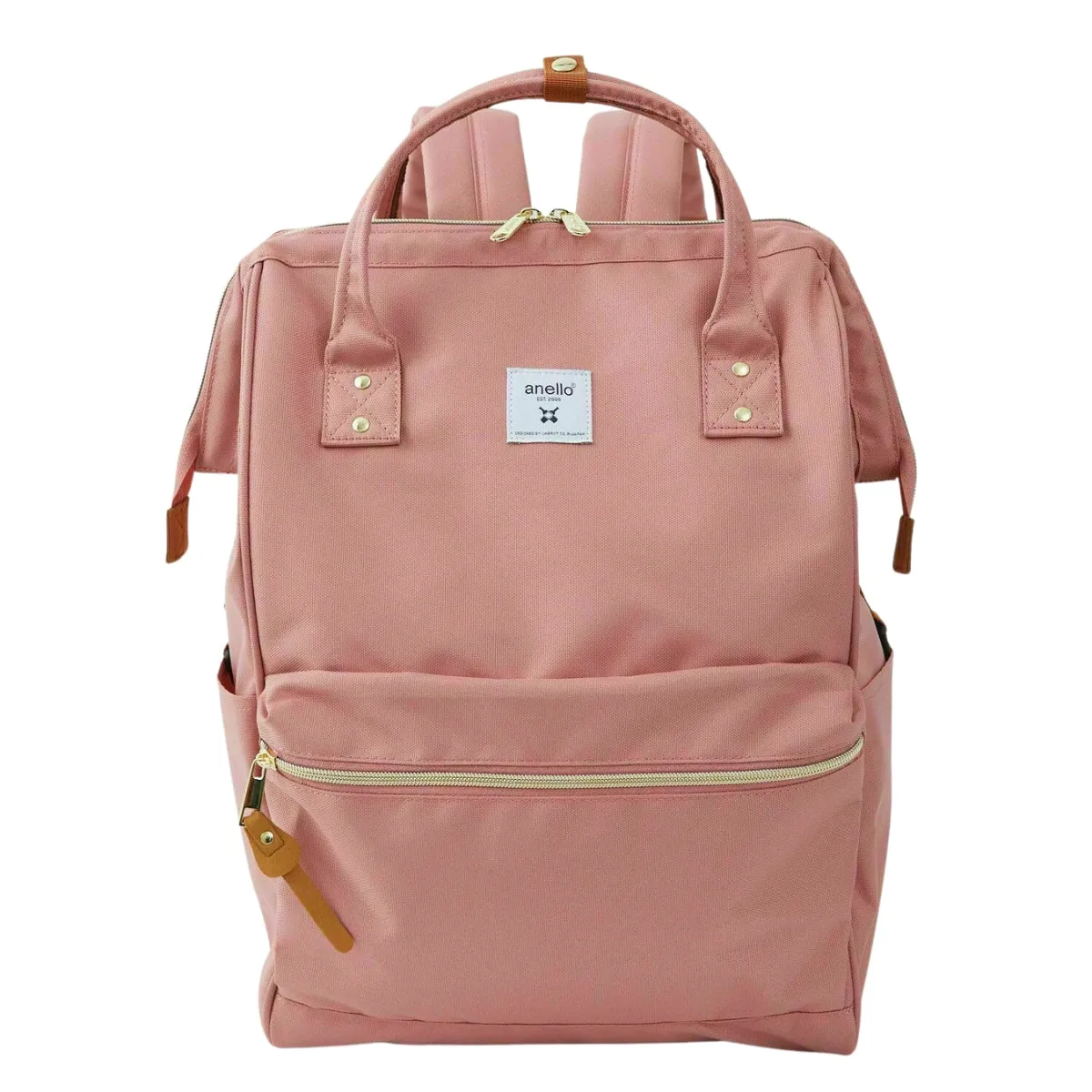 Anello Cross Bottle Backpack Large in Pink