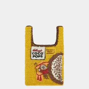 Anya Brands Coco Pops Raffia Mini Tote