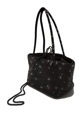 Aryzia Embellished Top Handle Bag - Black