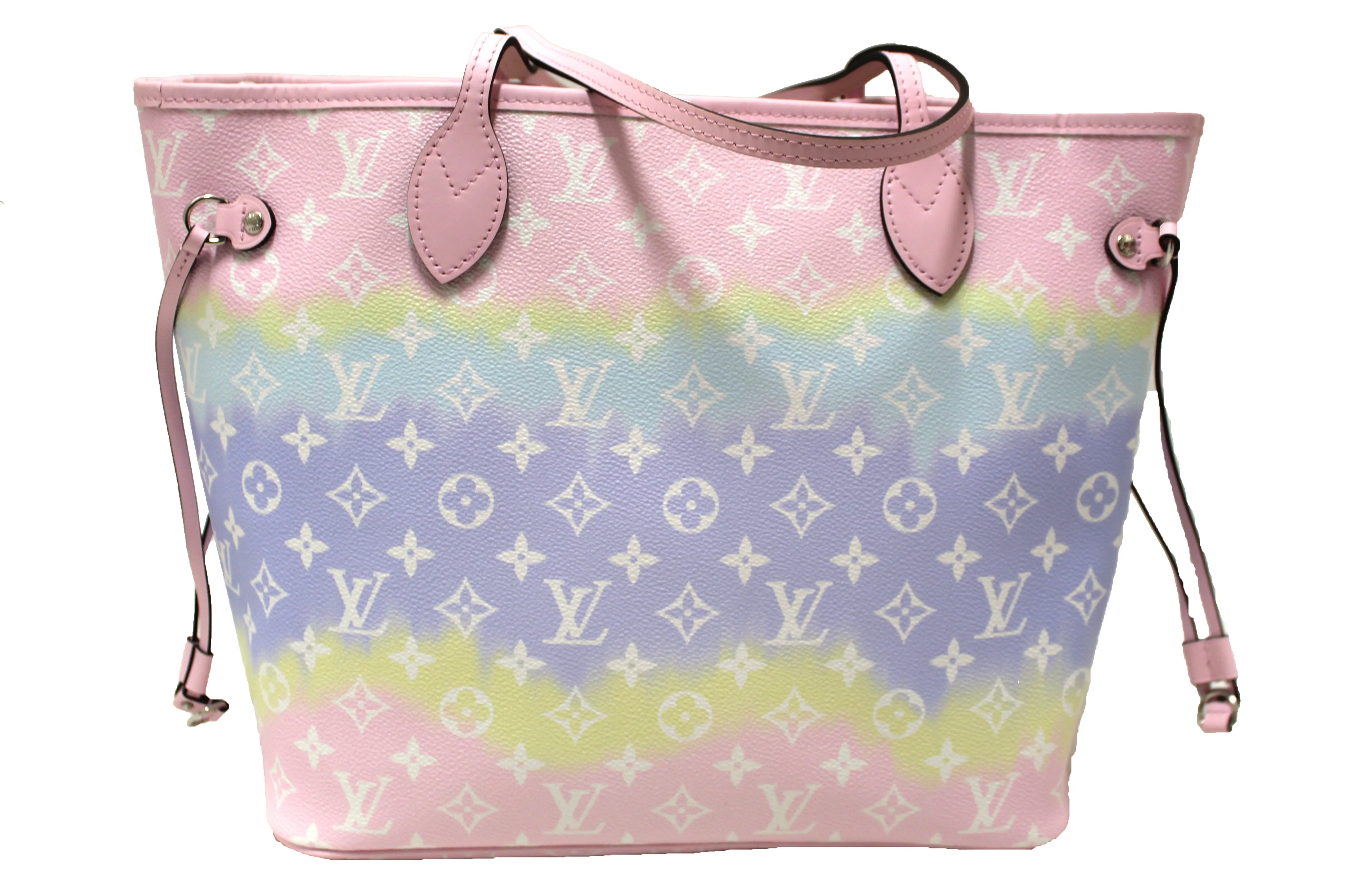 Authentic NEW Louis Vuitton Pastel Escale Giant Monogram Neverfull MM Shoulder Bag