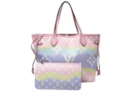 Authentic NEW Louis Vuitton Pastel Escale Giant Monogram Neverfull MM Shoulder Bag