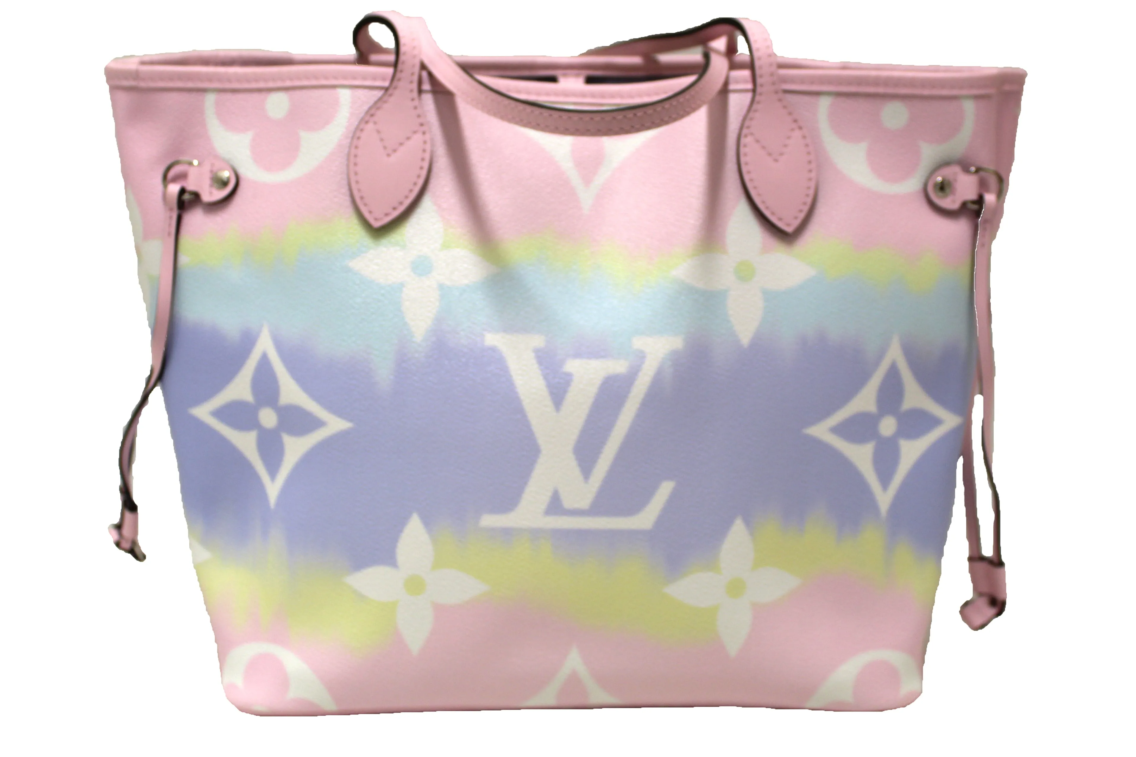 Authentic NEW Louis Vuitton Pastel Escale Giant Monogram Neverfull MM Shoulder Bag