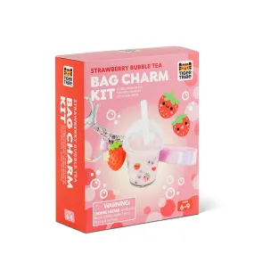 Bag Charm Kit - Strawberry Bubble Tea