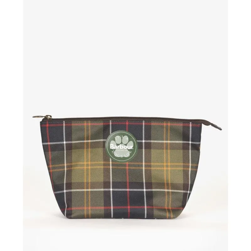 Barbour Dog Wash Bag - Classic Tartan