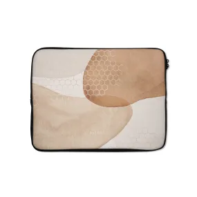 Beige Aesthetic Laptop Sleeve