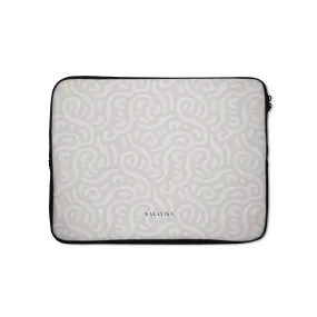 Beige Curl Laptop Sleeve