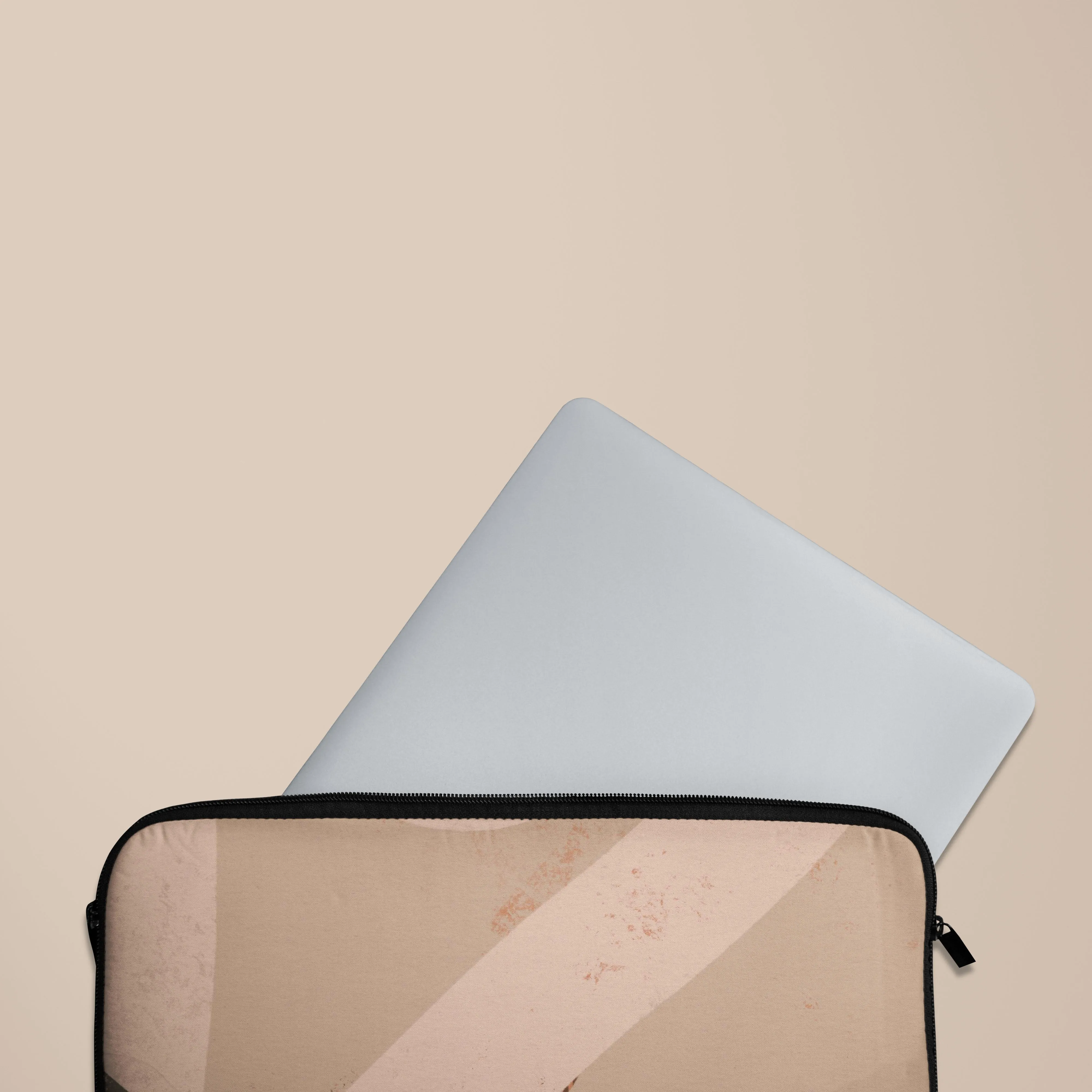 Beige Organic Laptop Sleeve