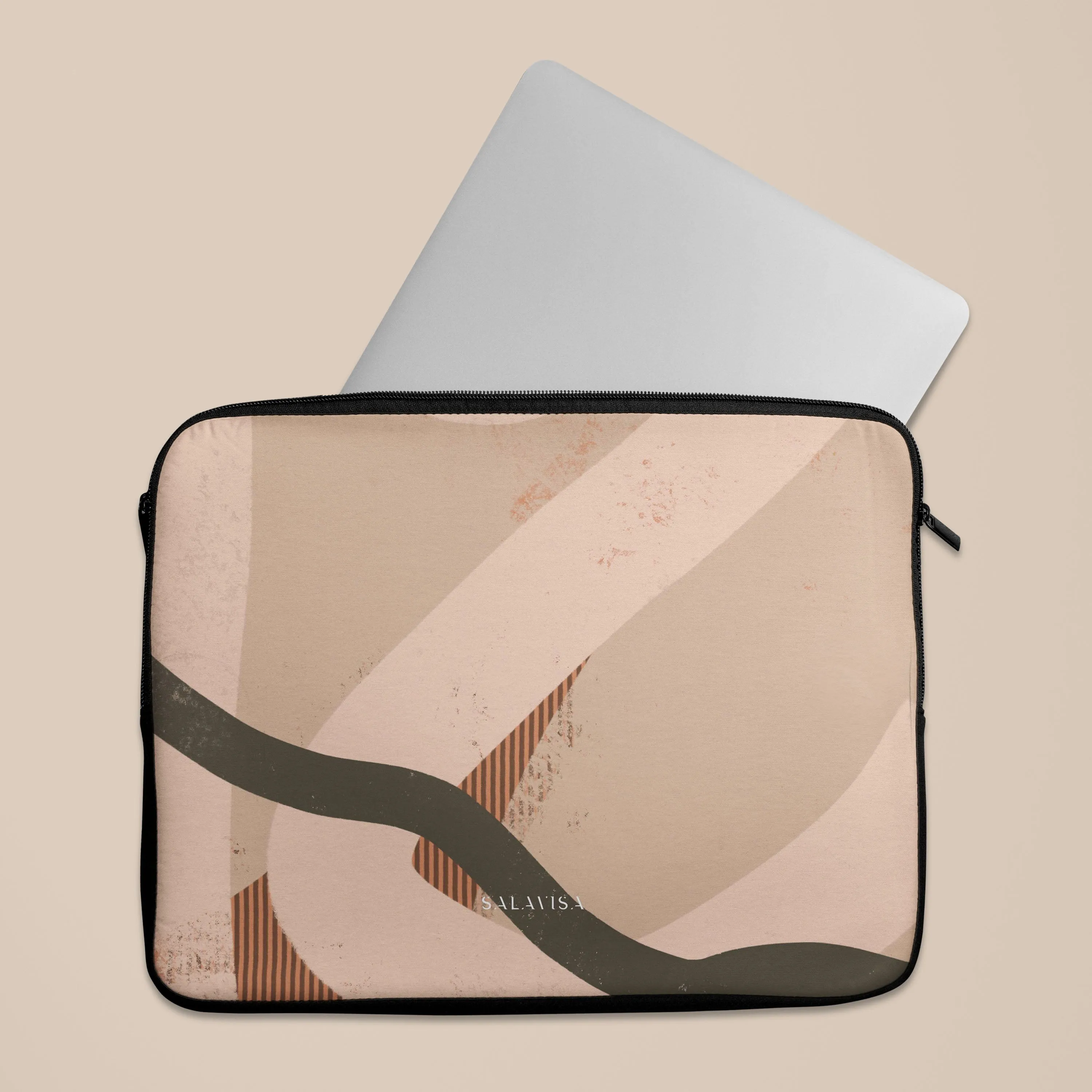 Beige Organic Laptop Sleeve