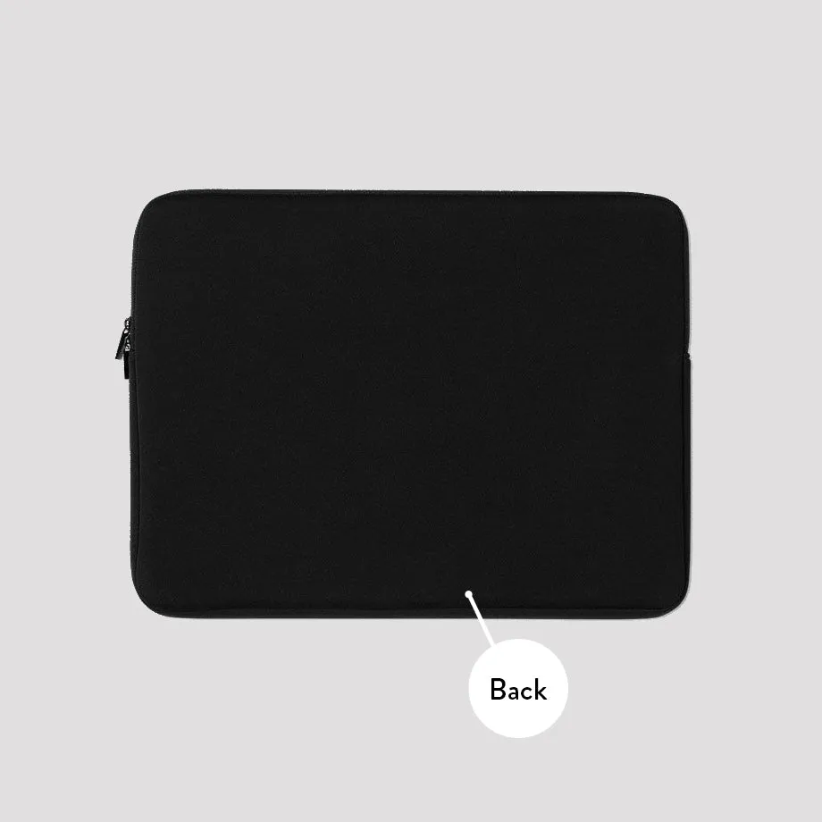 Black Coffee Terrazzo Laptop Sleeve