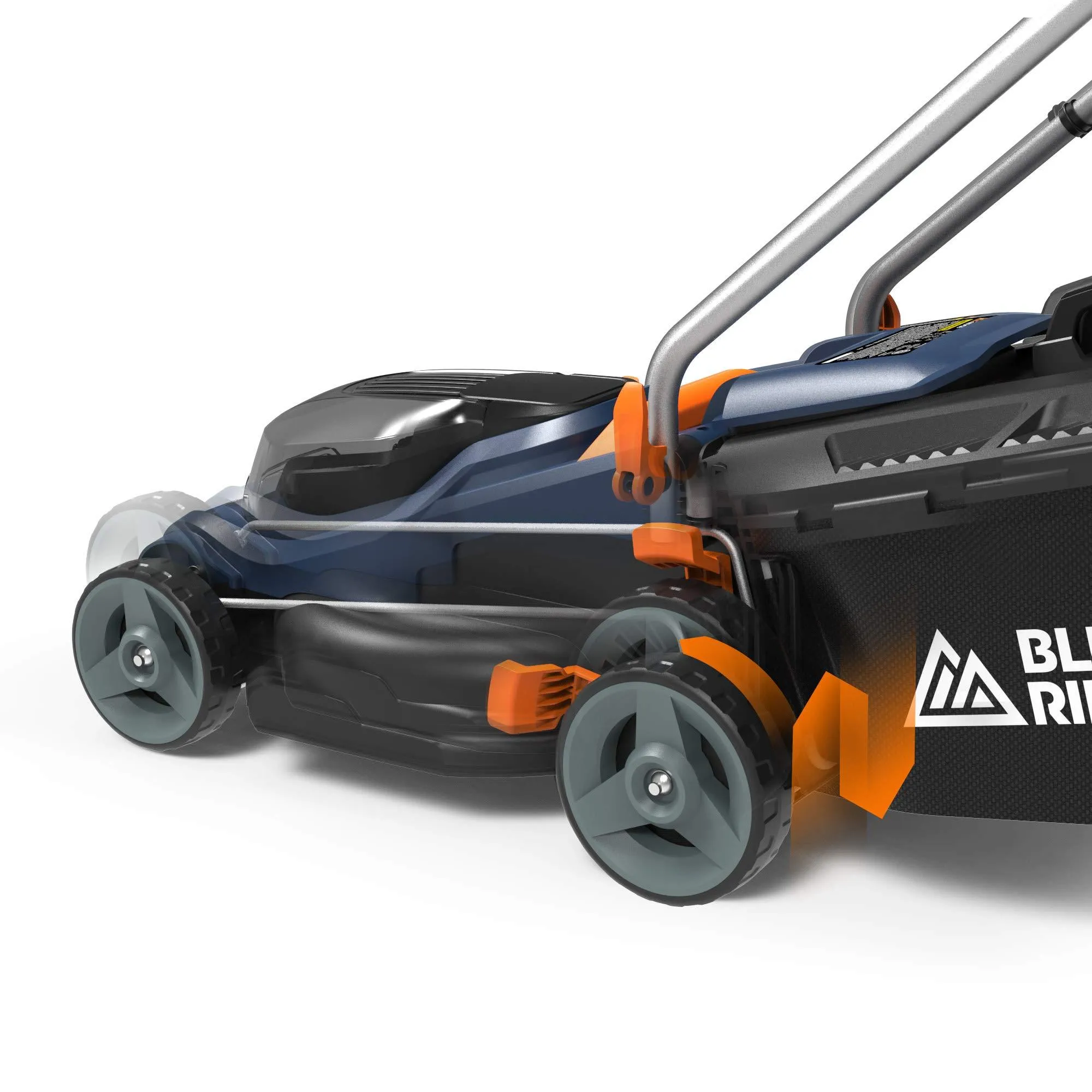 BLUE RIDGE BR8761U 40V 2.0Ah 14'' Cordless Lawn Mower Battery and Charger Included