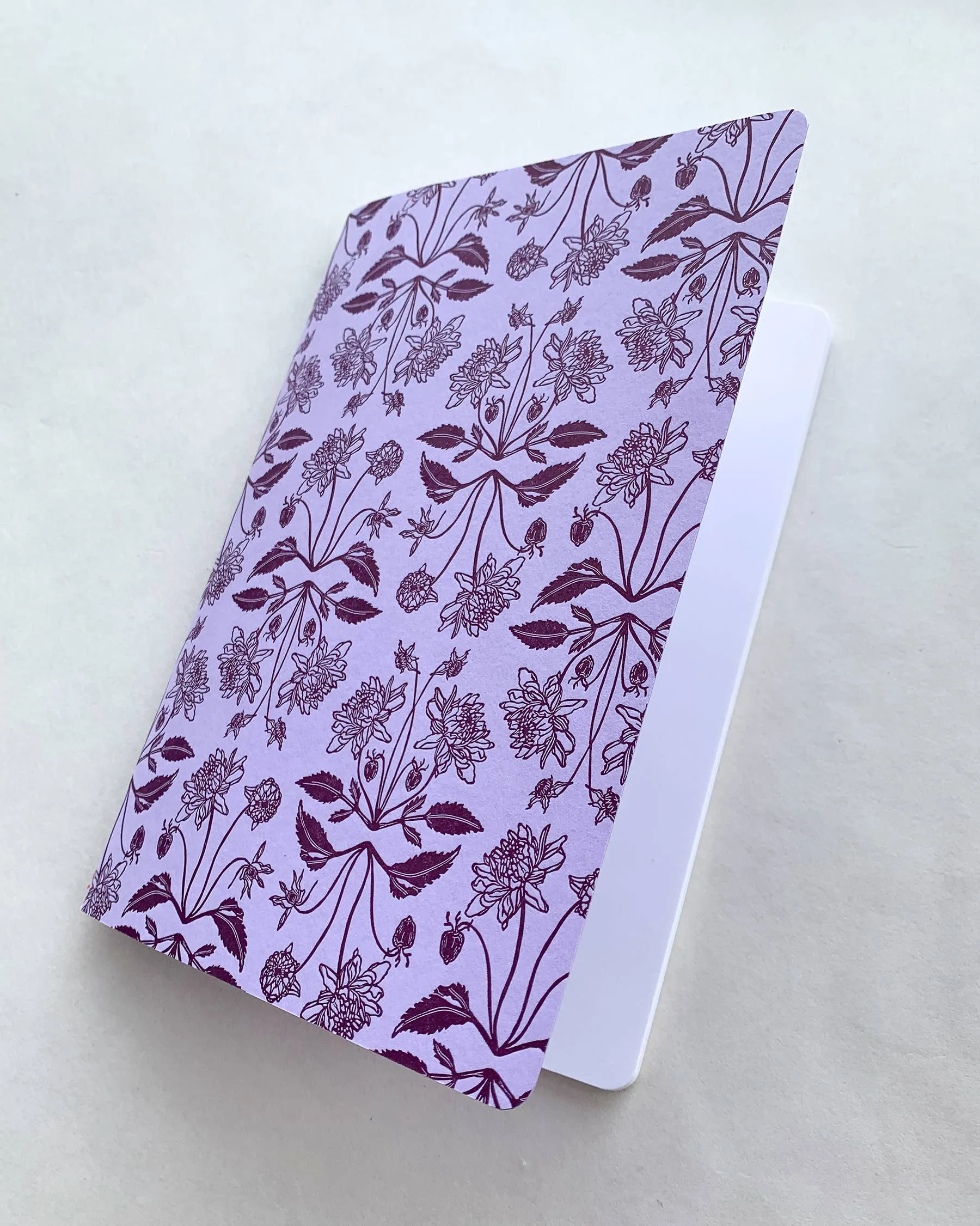 Botanical pattern Xlarge notebook