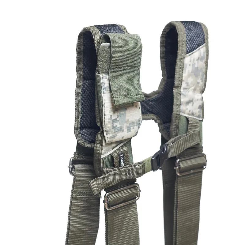 Bucket Boss 55185-DIGC 3 Bag Tool Bag Set with Suspenders in Digital Camo.