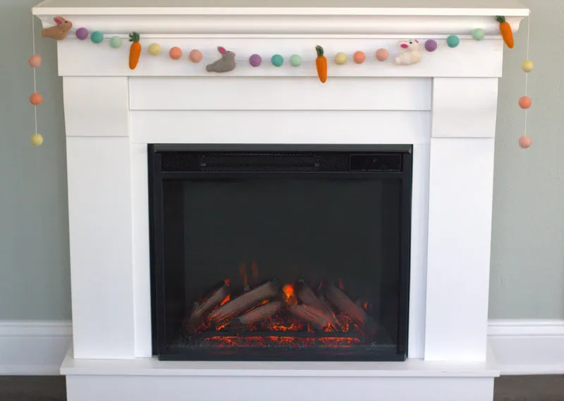 Bunny & Carrot Easter Garland- Bright Colors