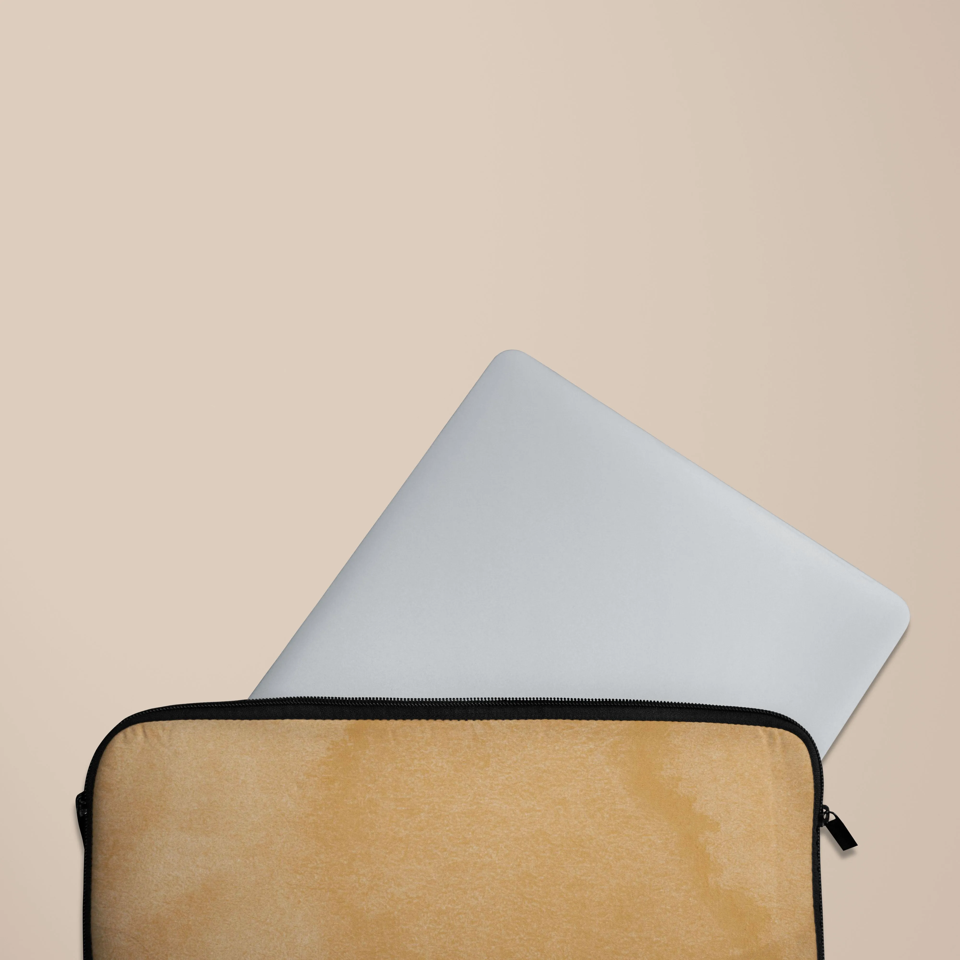 Burnt Yellow Watercolor Laptop Sleeve