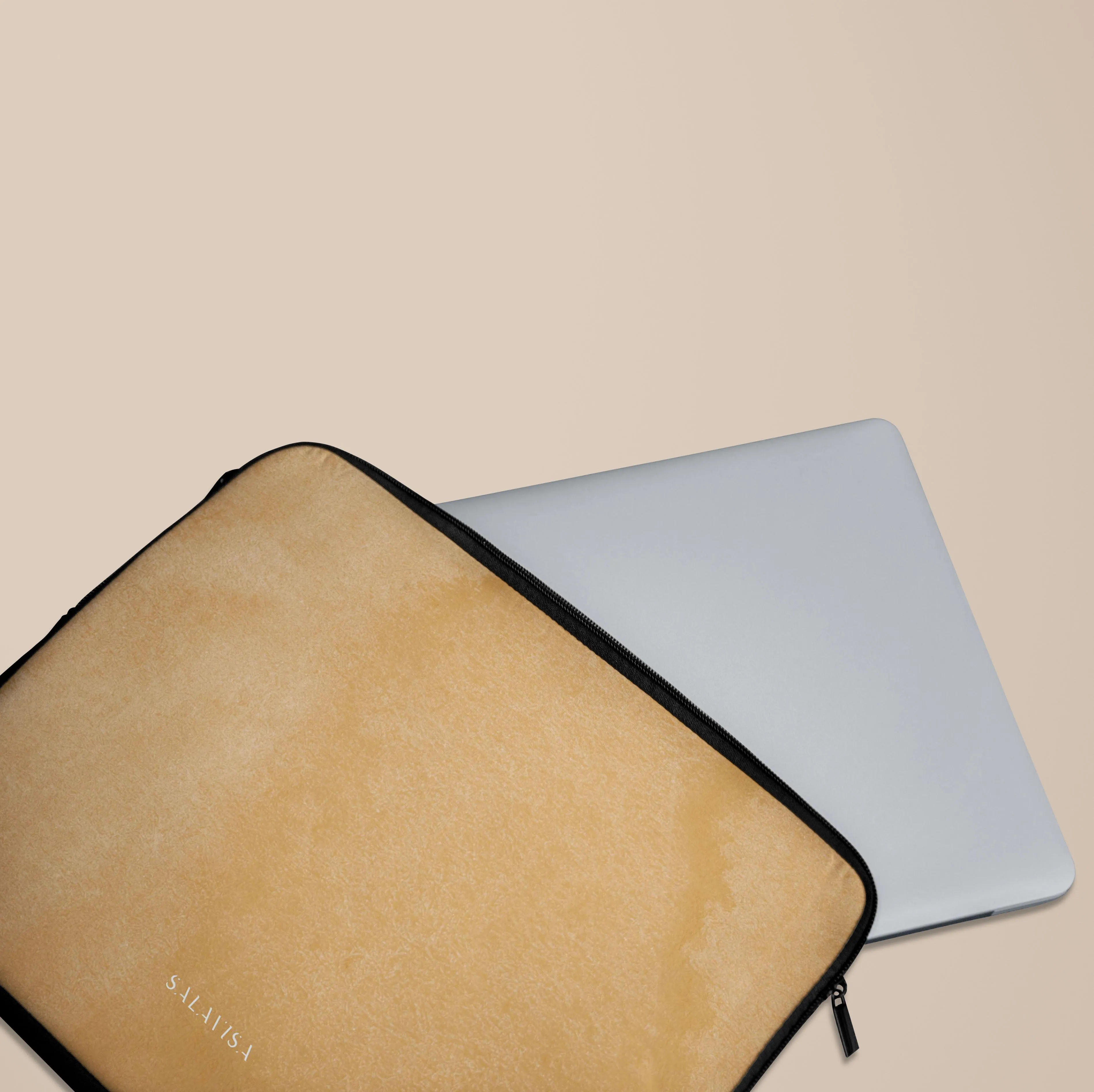 Burnt Yellow Watercolor Laptop Sleeve