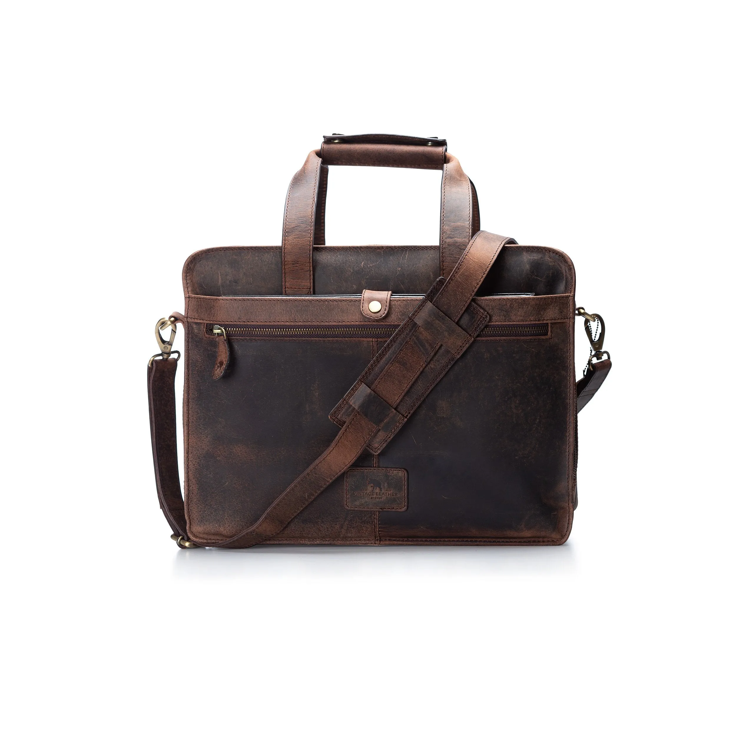 Carter Leather Briefcase for Men