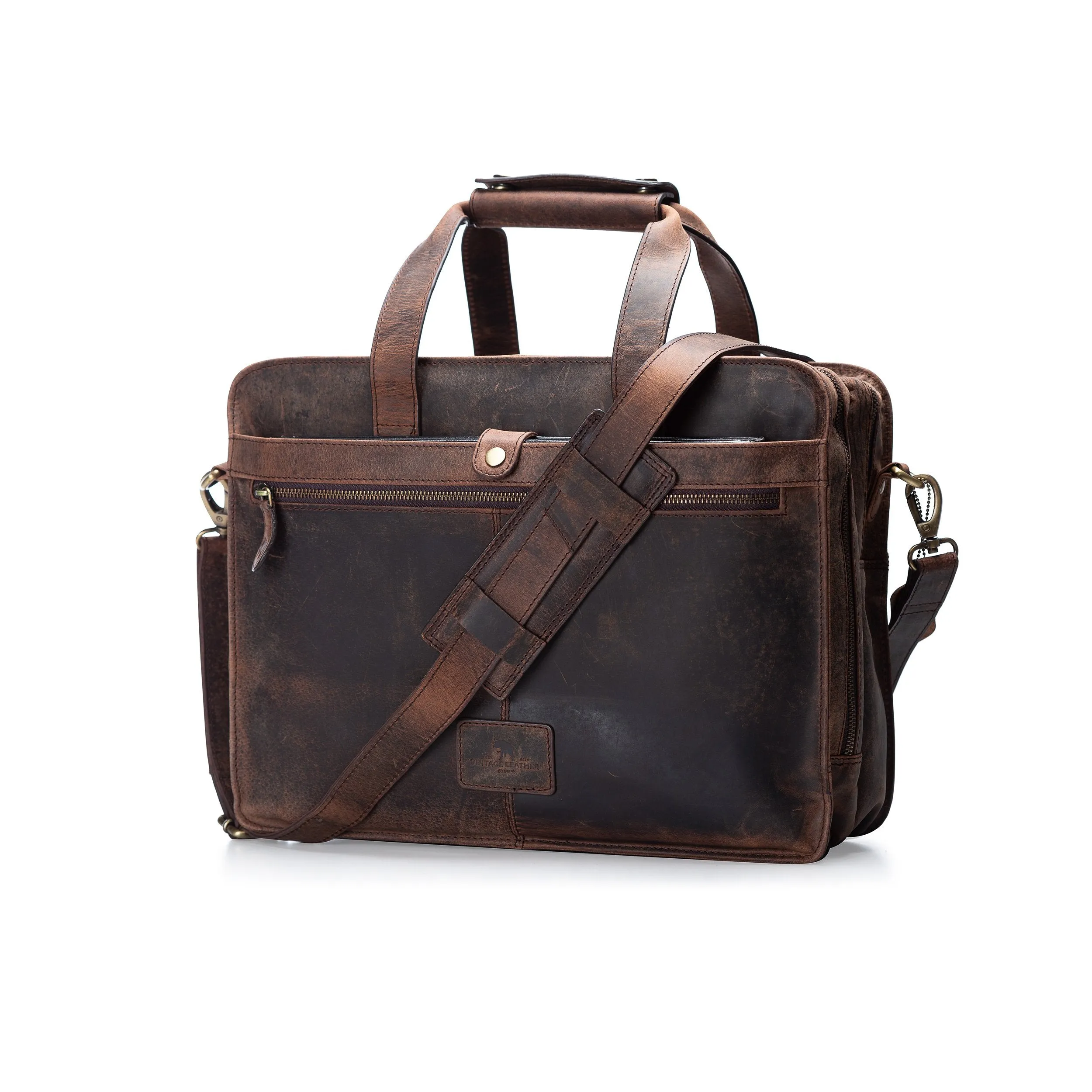 Carter Leather Briefcase for Men