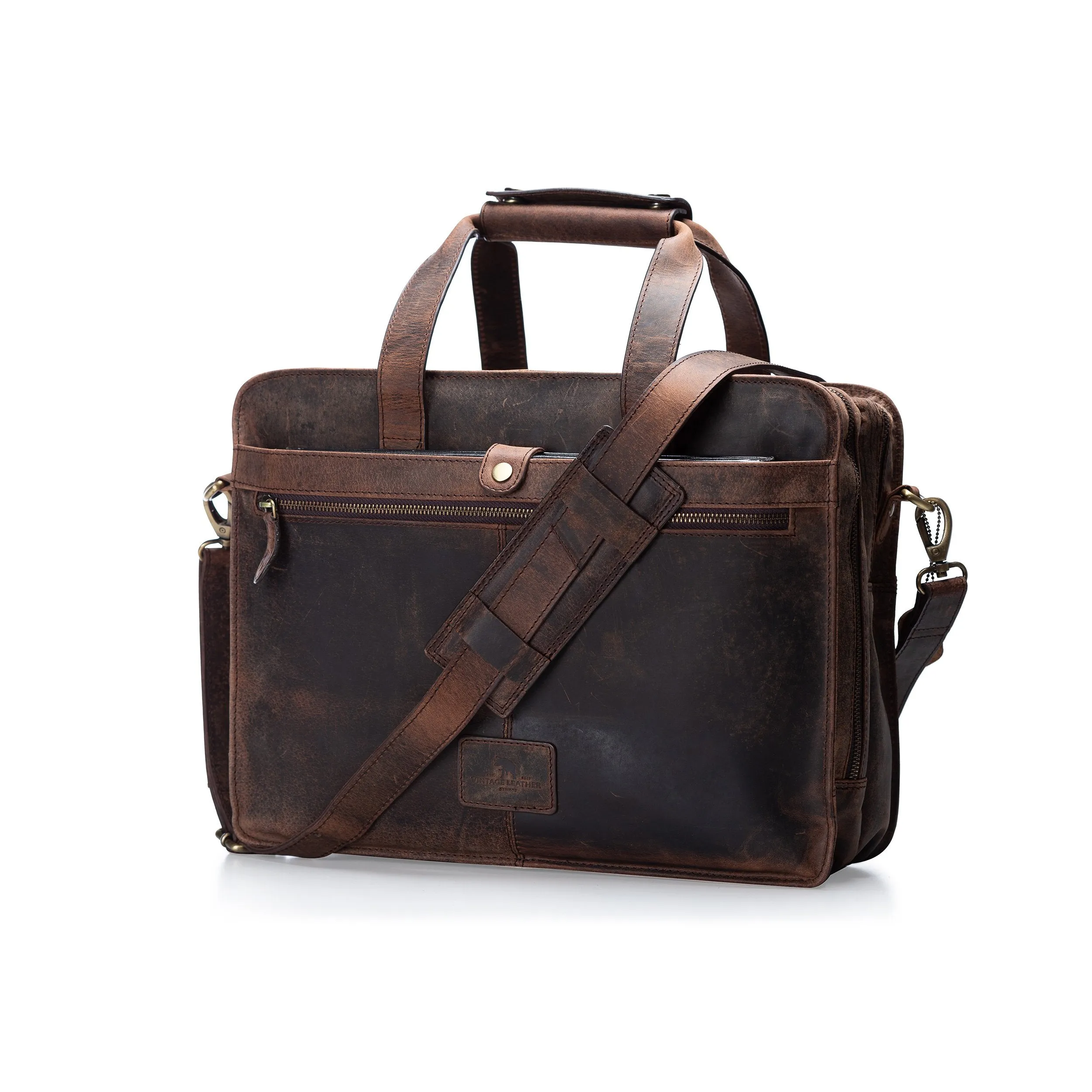 Carter Leather Briefcase for Men