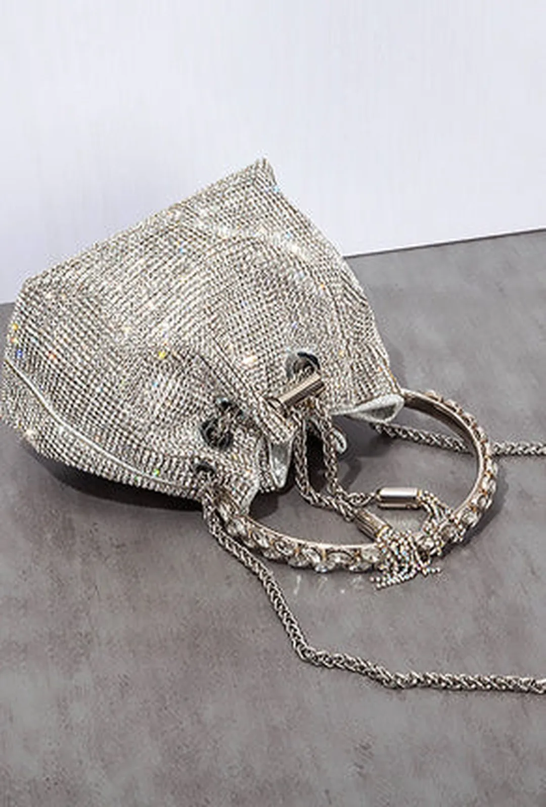 CELISTE - SPARKLING MINI BUCKET BAG