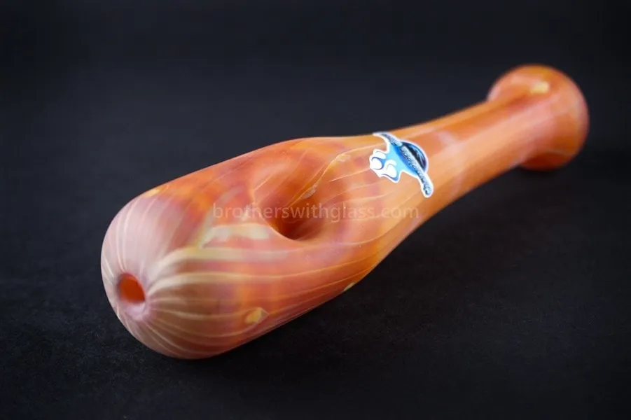 Chameleon Glass Louisville Big Hits Sandblasted Hand Pipe