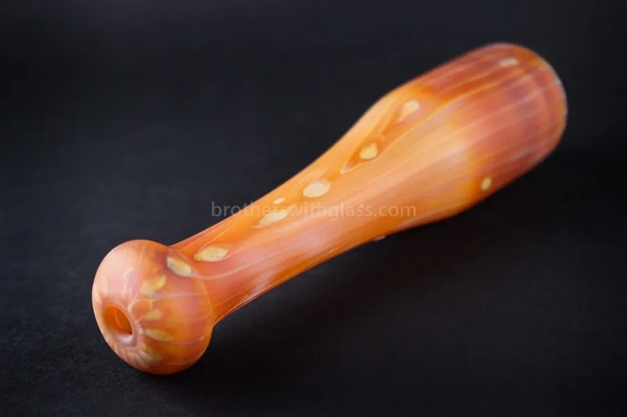 Chameleon Glass Louisville Big Hits Sandblasted Hand Pipe