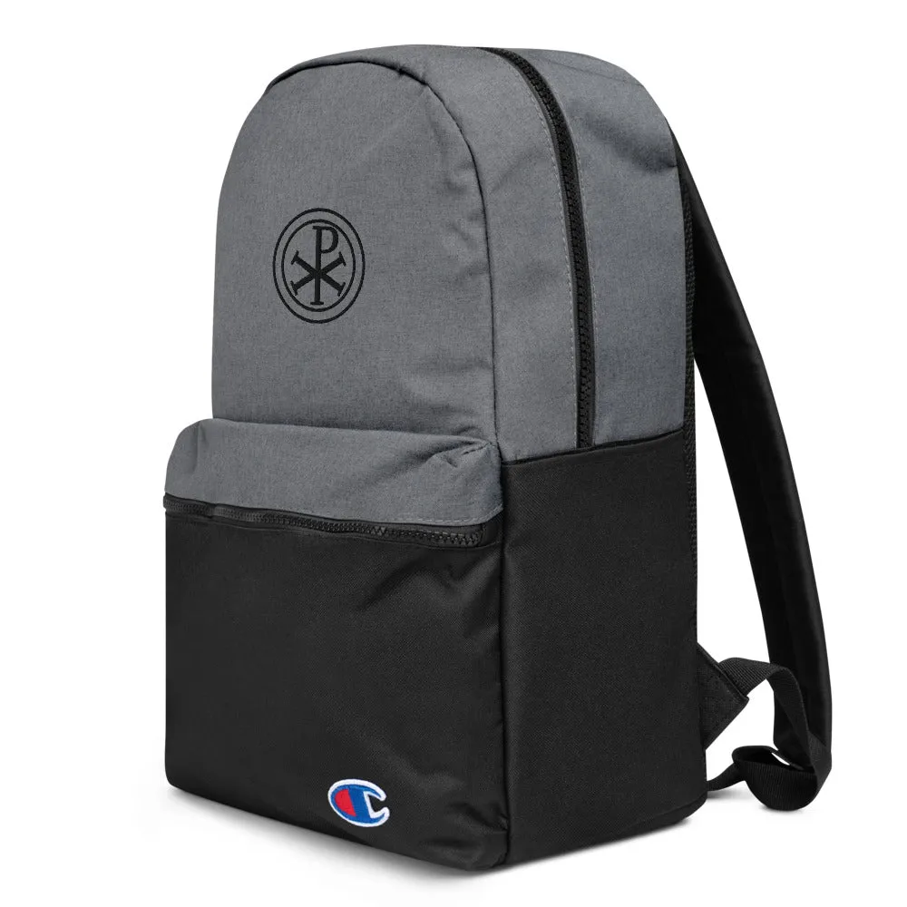 Chi-Rho Catholic Backpack, Champion