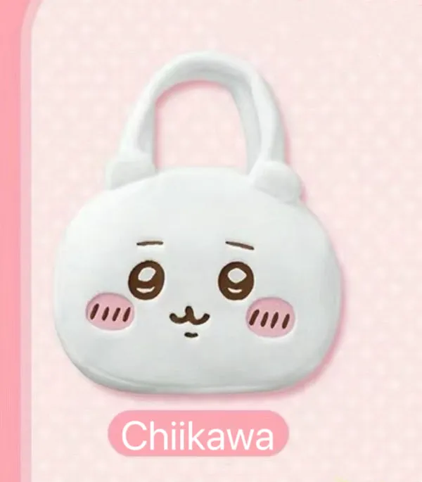 ChiiKawa X Miniso | ChiiKawa Hachiware Usagi Big Head Plush Bag - Kawaii items Room Decoration