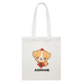 Chinese New Year Dog Greeting Accessories Canvas Bag