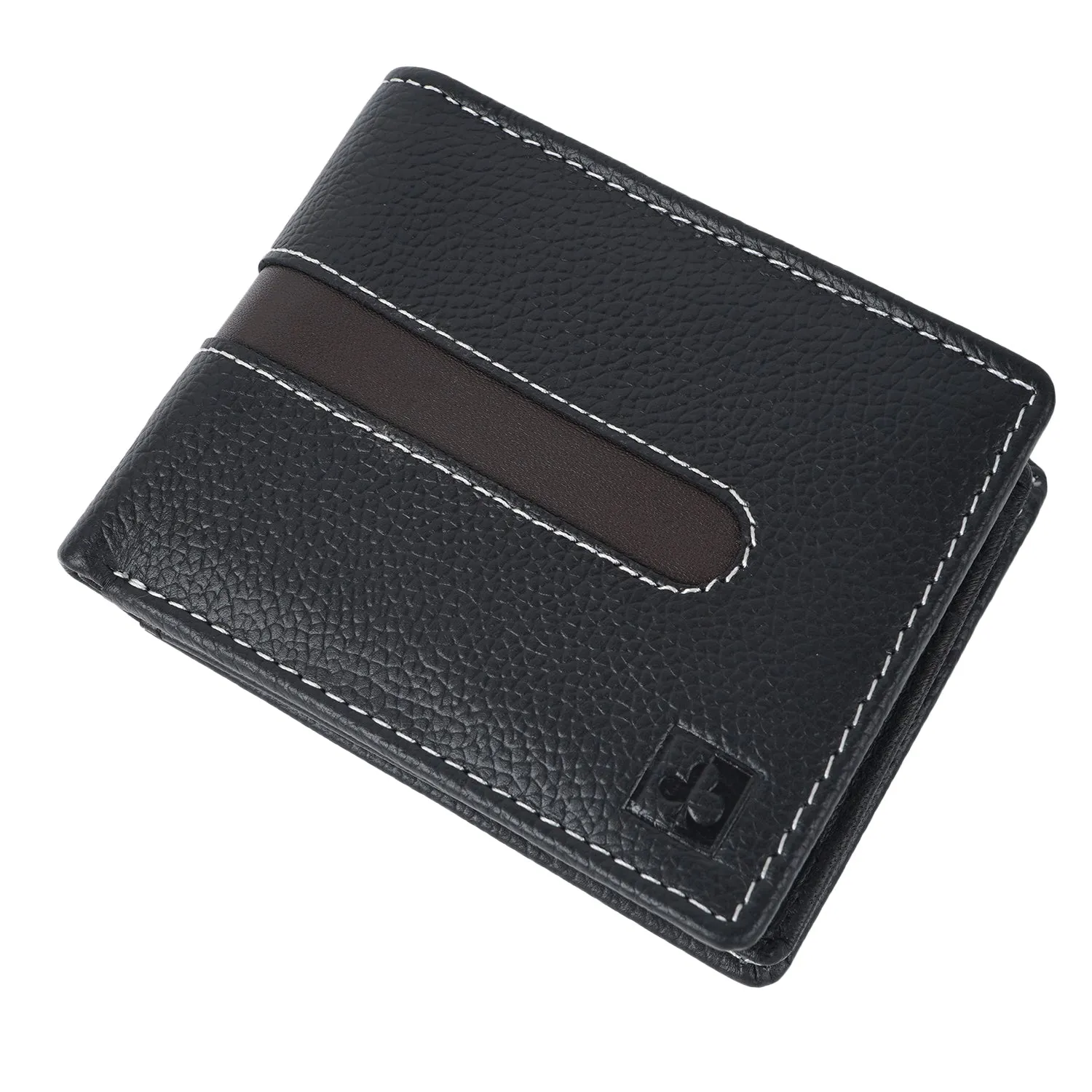 CIMONI Genuine Leather Classic Design Ultra Slim Multiple Credit Cards Slot Wallet for Men