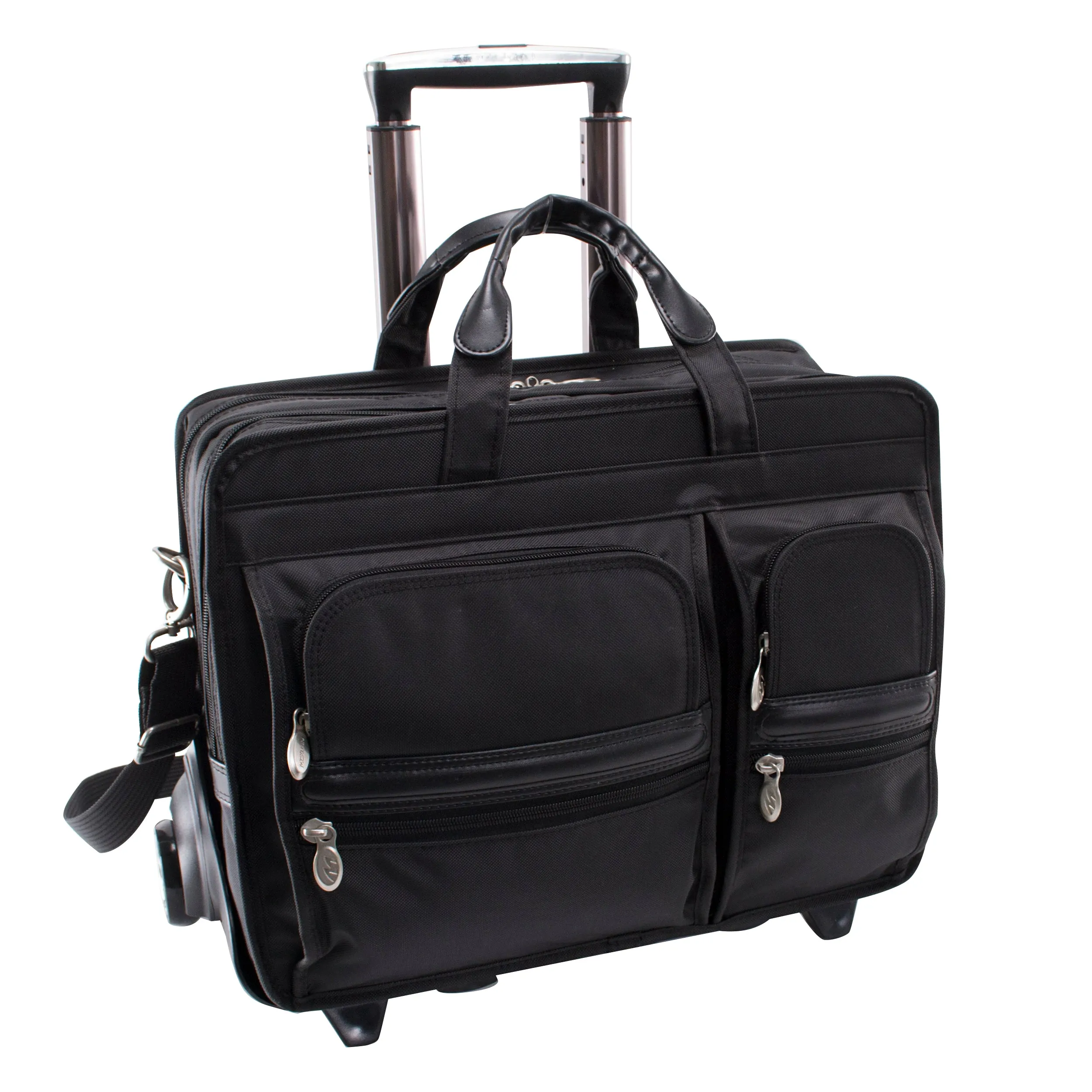 CLINTON | 17” Nylon Detachable-Wheeled Laptop Case