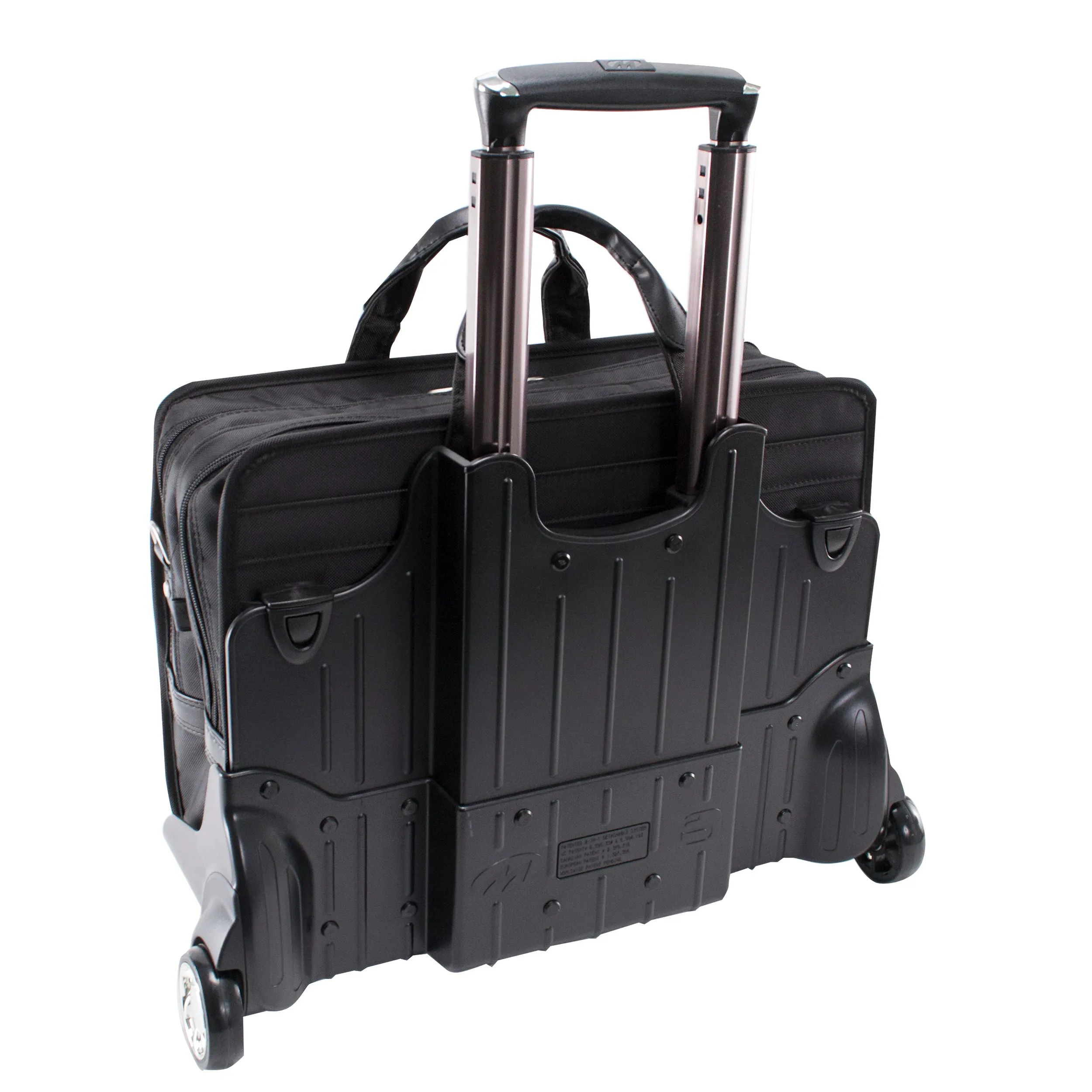 CLINTON | 17” Nylon Detachable-Wheeled Laptop Case