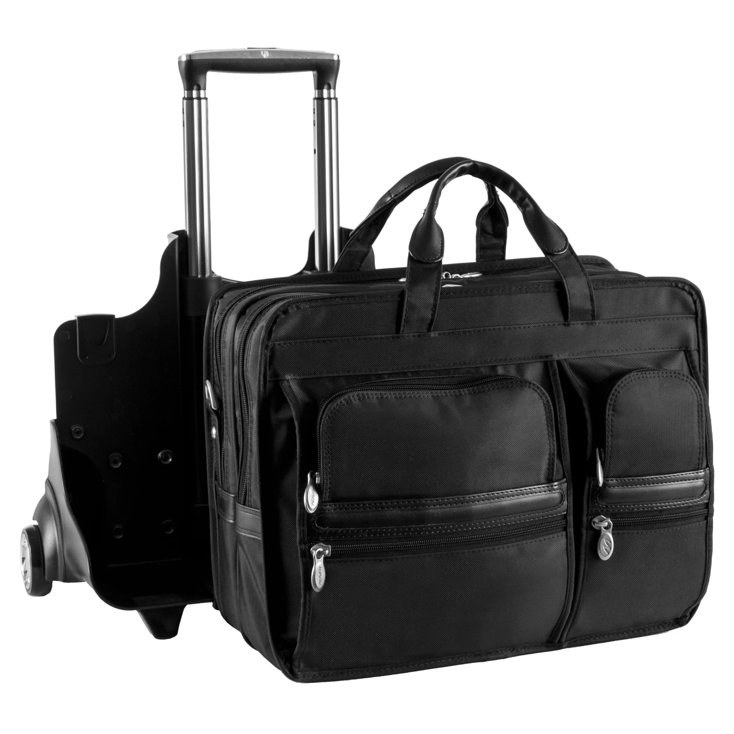 CLINTON | 17” Nylon Detachable-Wheeled Laptop Case