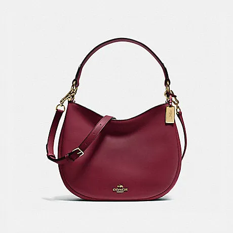 Coach Women's Mae Crossbody Glovetanned leather Bag LI/Burgundy F54446 LIBUR