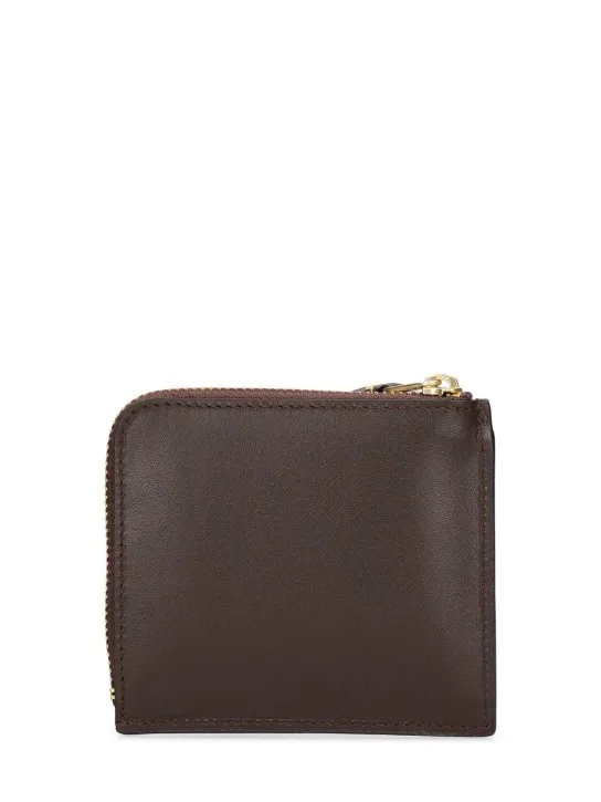 Comme des Garçons Wallet   Outside pocket zip wallet 