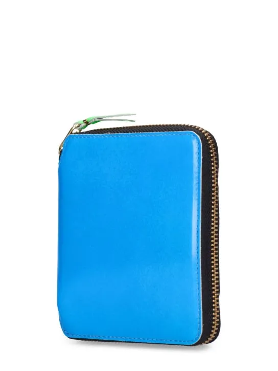 Comme des Garçons Wallet   Super Fluo leather wallet 