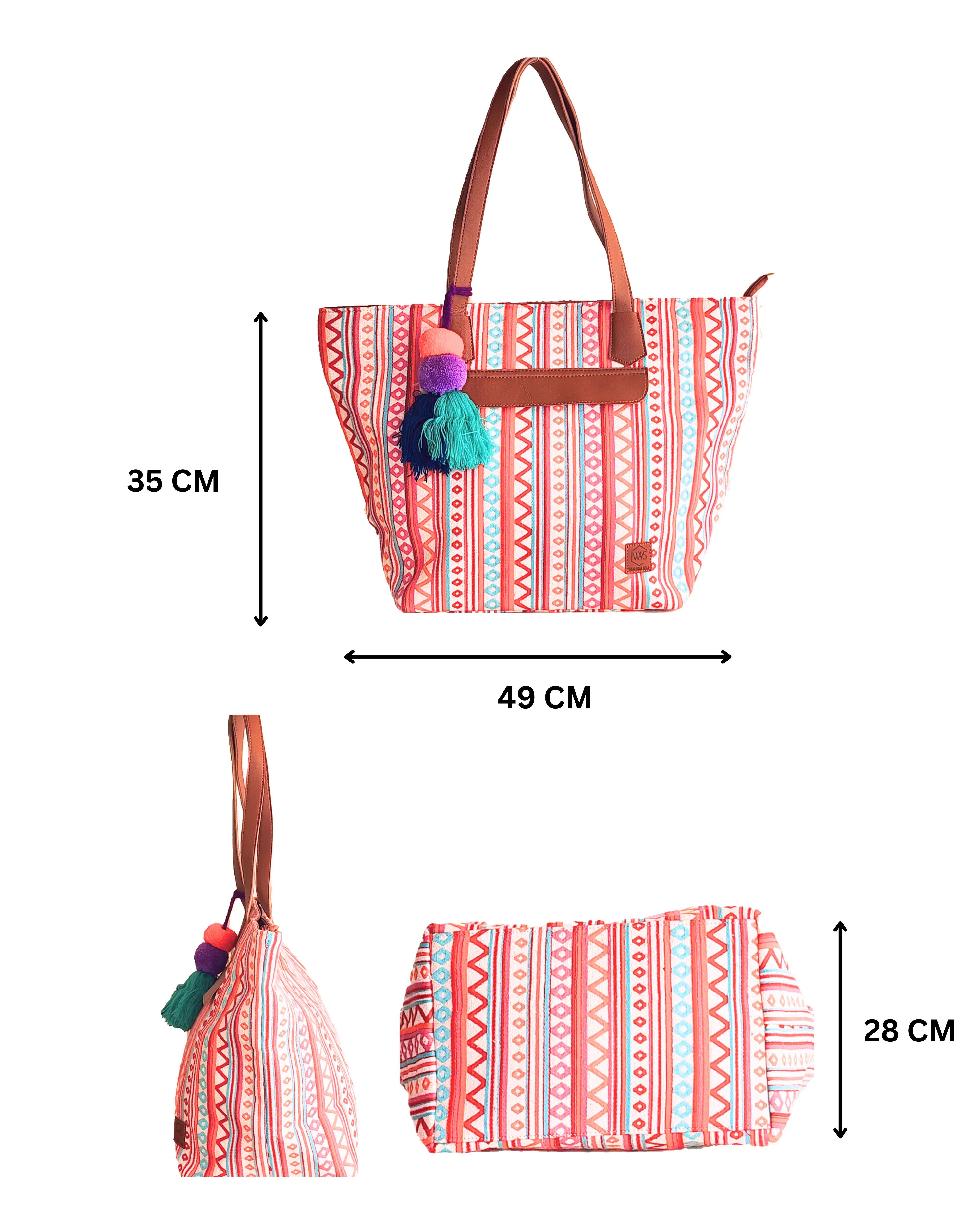 Cotton Candy Weekender Tote