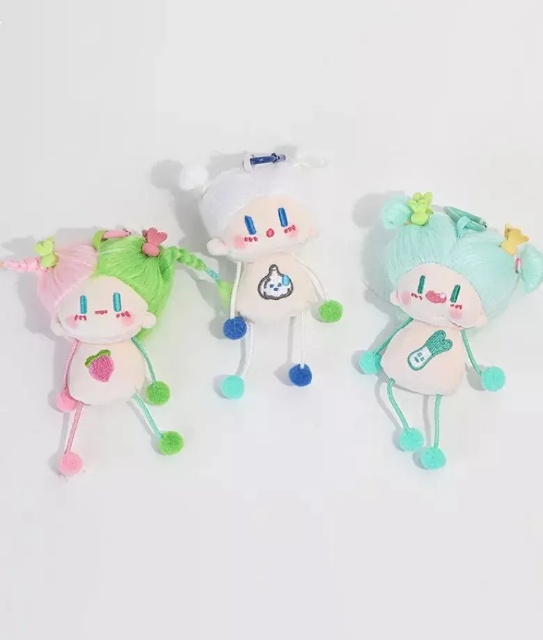 Cotton Doll Bag Charm