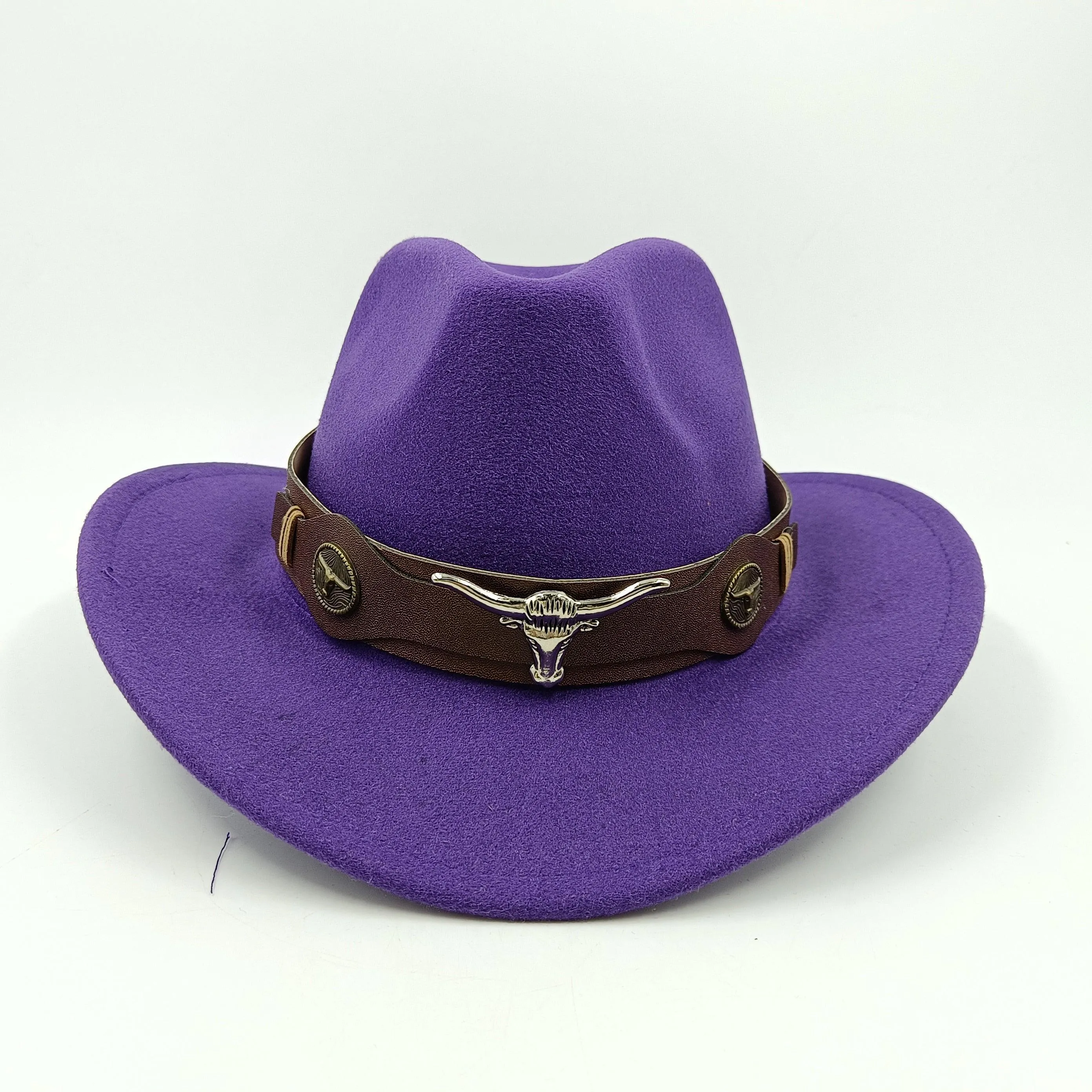 cowboy hat monochrome felt  Unisex